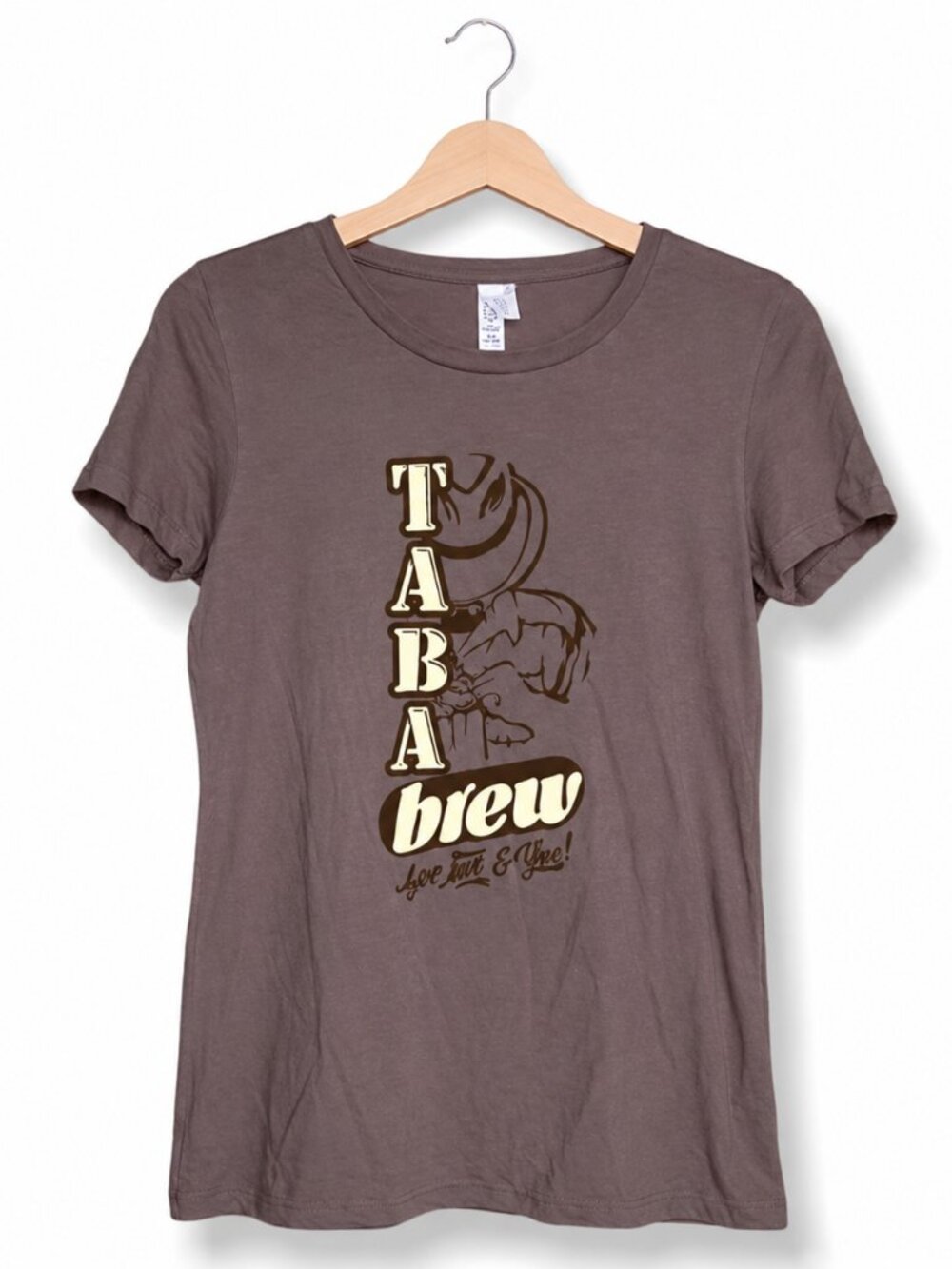 Taba Brew Tampa Ybor City I'll Keep You Up All Night‎ Pin Up Girl Tee Large